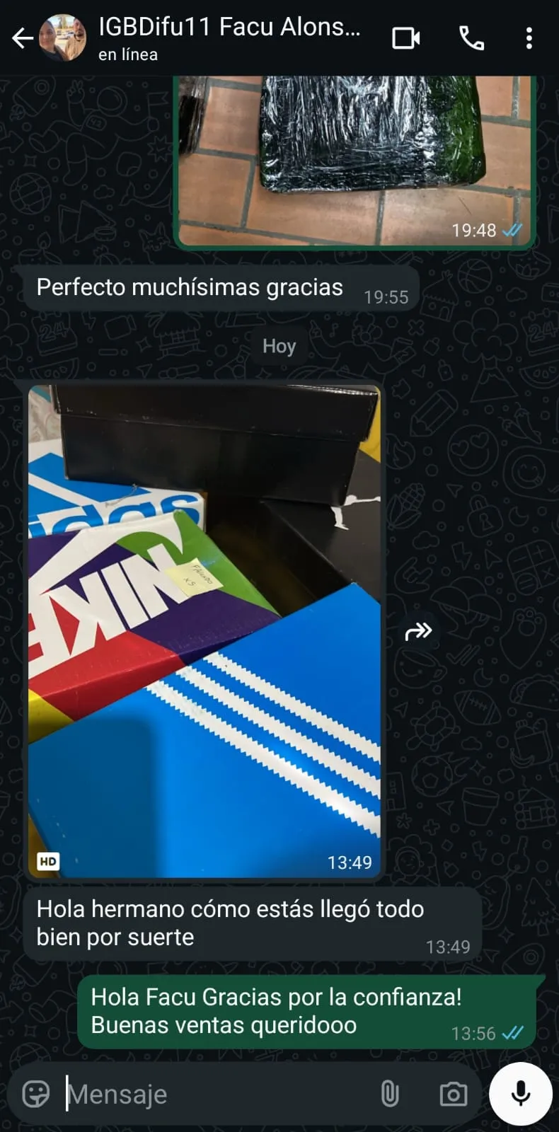 Screenshot de WhatsApp