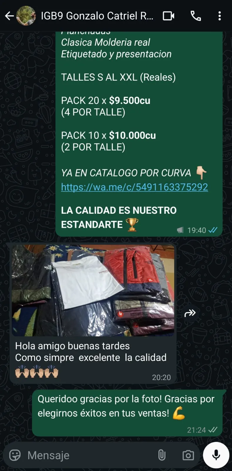 Screenshot de WhatsApp